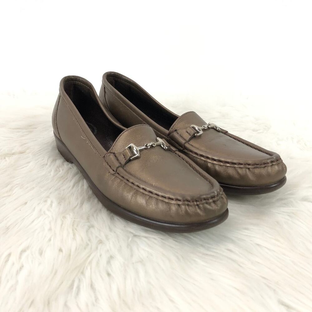 SAS 8.5 Womens Copper Tripad Comfort Foot Bed Diabetic Loafer Flats